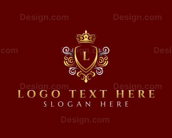 Luxury Crown Ornament Logo