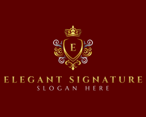 Luxury Crown Ornament logo design