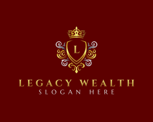 Luxury Crown Ornament logo design