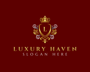 Luxury Crown Ornament logo design