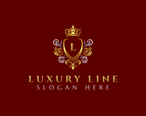 Luxury Crown Ornament logo design