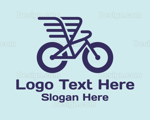 Winged Courier Bike Logo