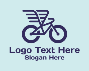 Winged Courier Bike  logo