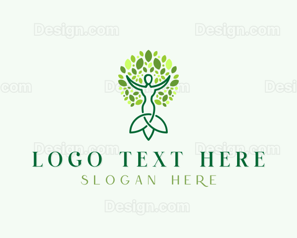 Woman Tree Lotus Spa Logo