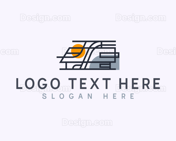 Modern Minimalist Building Logo