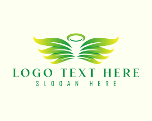 Leaf Angel Wings logo