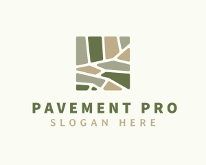 Tile Brick Paving logo design