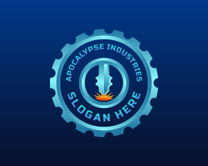 Industrial Laser Fabrication logo design