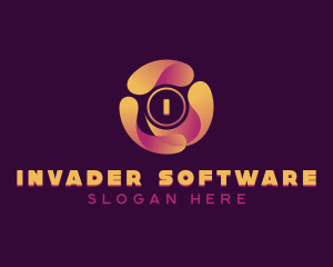 Cyberspace Software Developer logo design