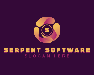 Cyberspace Software Developer logo design