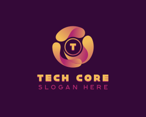 Cyberspace Software Developer logo design