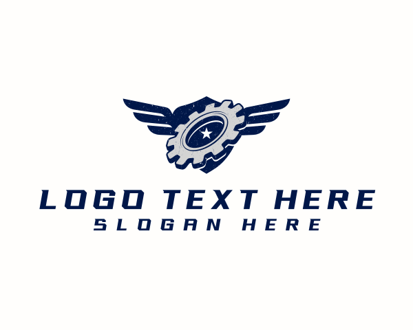 Textured logo example 1
