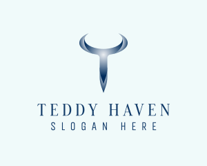 Letter T Generic Horn logo design