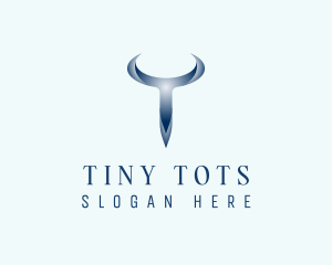 Letter T Generic Horn logo design