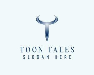 Letter T Generic Horn logo design