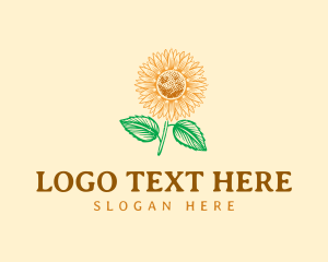 Florist Sunflower Floral logo