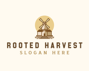 Flour Mill Production logo design