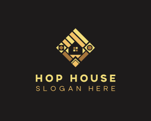 House Floor TIle logo design