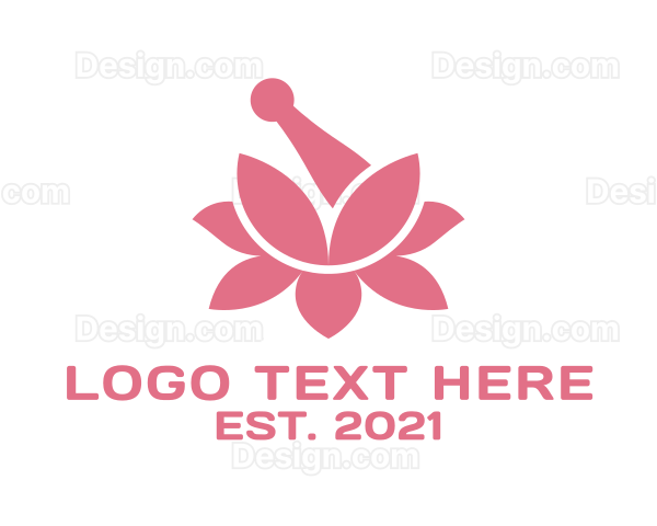 Beauty Product Lotus Logo