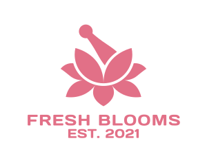 Beauty Product Lotus  logo design
