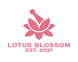 Beauty Product Lotus  logo design