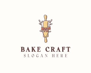 Baking Rolling Pin logo design