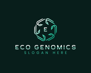 Premium Eco Leaf logo design