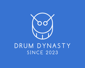 Minimalist Snare Drum logo