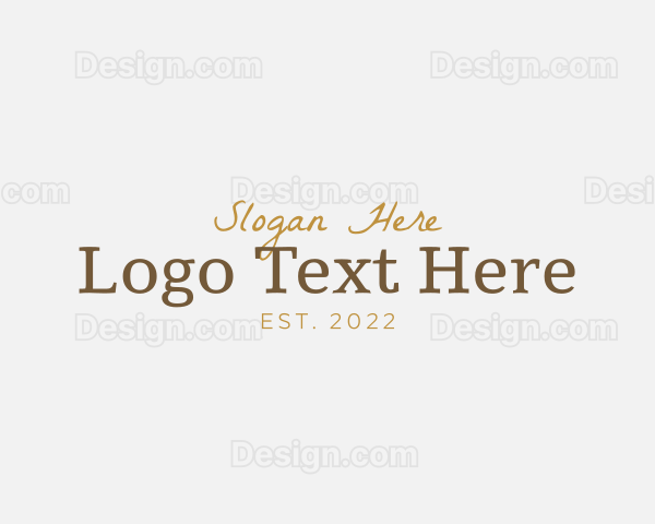 Elegant Deluxe Business Logo