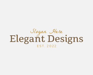 Elegant Deluxe Business logo design