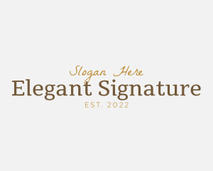 Elegant Deluxe Business logo design