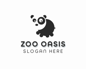 Panda Bear Zoo logo design