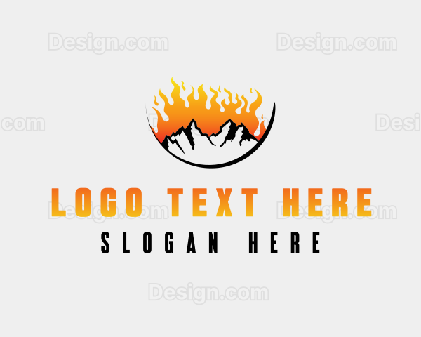 Burning Mountain Hiking Logo