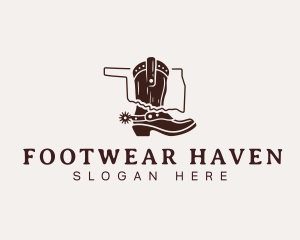 Oklahoma Cowboy Boots logo design