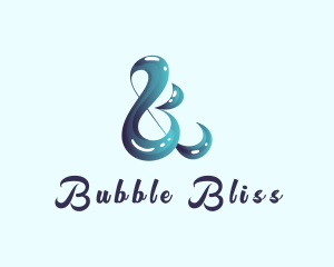 Stylish Ampersand Bubble logo