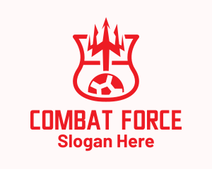 Trident Soccer Shield Logo