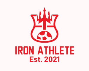 Trident Soccer Shield logo design