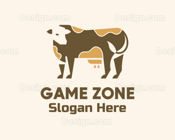 Dairy Cattle Farm Logo