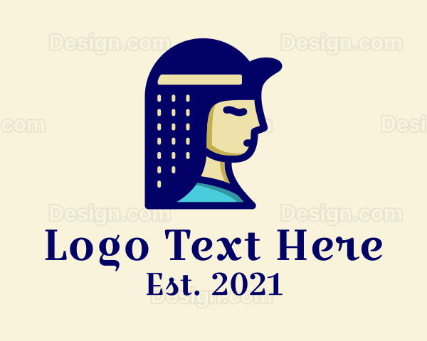 Beautiful Egyptian Maiden Logo