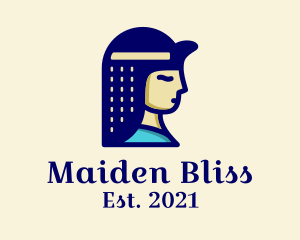 Beautiful Egyptian Maiden  logo design