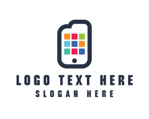 Mobile Phone App Logo