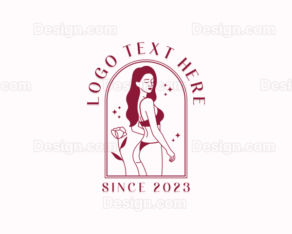 Woman Beauty Lingerie Logo