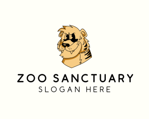 Wild Tiger Zoo logo design