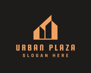 Orange Urban Building  logo design