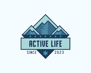 Mountain Peak Adventure logo design