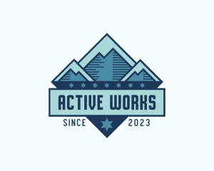 Mountain Peak Adventure logo design