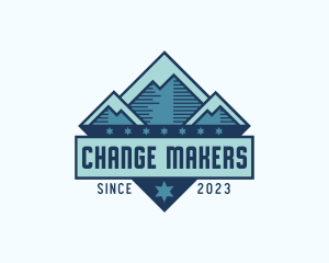 Mountain Peak Adventure logo design