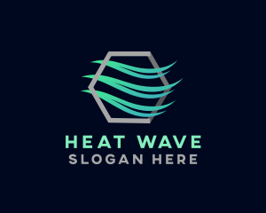 Wind Wave Ventilation logo design