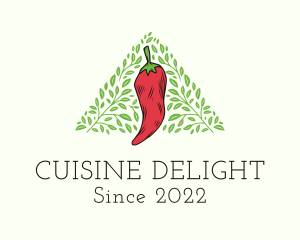 Organic Spicy Herb logo design