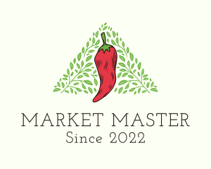 Organic Spicy Herb logo design